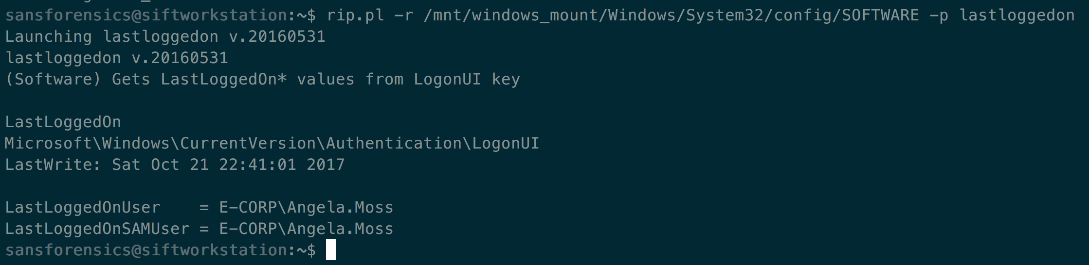 lastloggedon